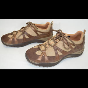 Rockport XC5 Sneakers Walking Brown/Tan Hydro-Shield Waterproof Women's 8.5M